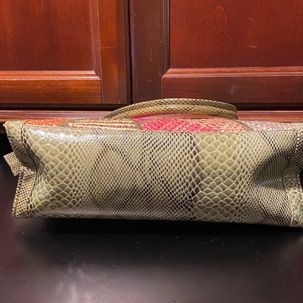Multicolor Patchwork Handbag